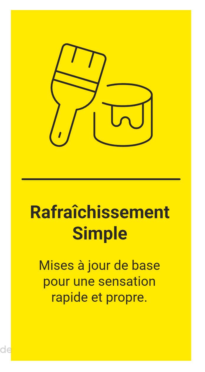 Prix Aménagement d’une Chambre standar